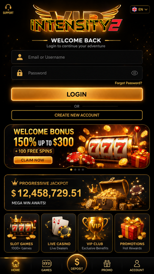 intensity casino Gameplay